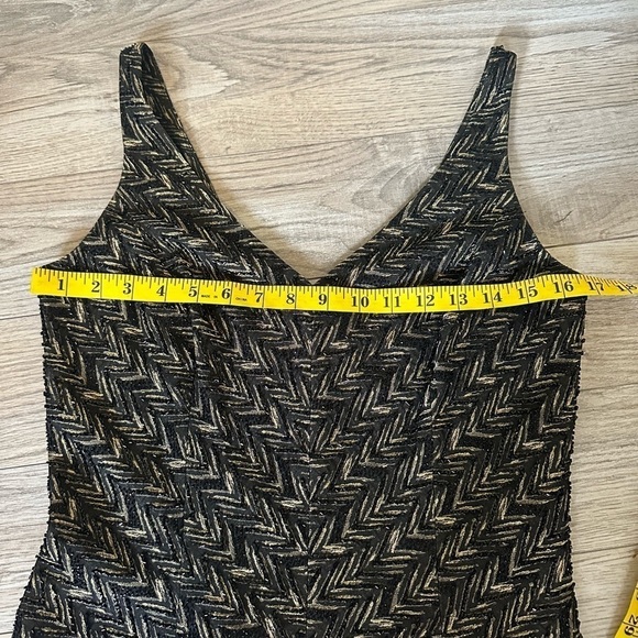 Carmen Marc Valvo Signature Beaded Tank Top and Skirt Set - Picture 16 of 16